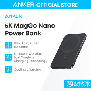   For iPhone 17 16 Samsung Pin dự phòng Anker Nano A1665 5.000mAh Sạc dự phòng Qi2 công suất tối đa 15W A1665 