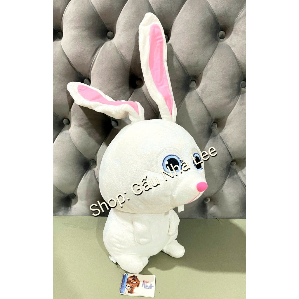 [ Nhật Bản ] [MS1801] Bé gấu bông thỏ Snowball - The Secret Life of Pets, size 60cm, lông mềm mịn, h
