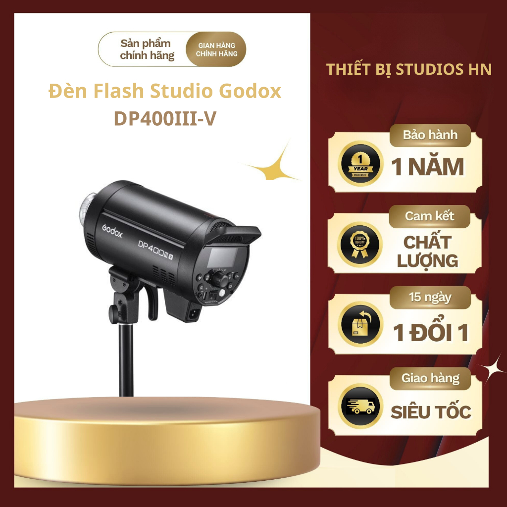 Đèn Flash Studio Godox DP400III-V