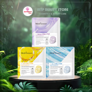   Một Hộp X5 Mask  Mặt Nạ Thạch Collagen Medianswer 83% Pure Collagen 