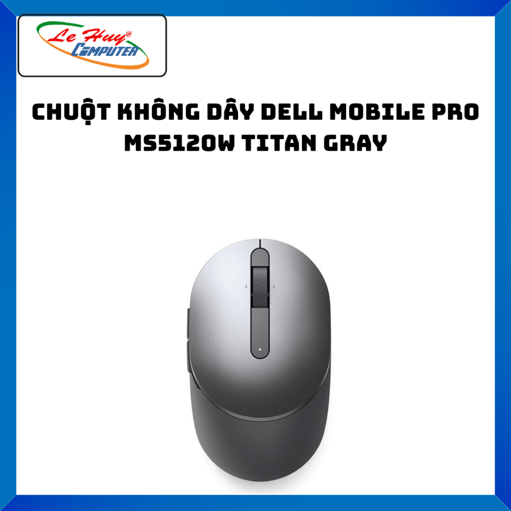 Chuột Dell Mobile Pro MS5120W Titan Gray - Hàng Chính Hãng
