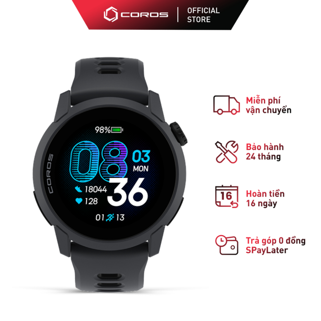 Đồng Hồ Chạy Bộ GPS COROS PACE 4 - Silicone - Bảo Hành Chính Hãng 24 Tháng | BigBuy360 - bigbuy360.vn
