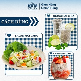 Hạt Chia Đen Absolute – Nguyên Chất, Giàu Dinh Dưỡng, Healthy, Chia Seed, The Nuts Valley 
