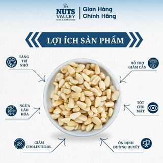 Hạt Thông Nhân Tươi Nhập Khẩu Mỹ – Ăn Vặt, Salad, Sốt Pesto, Pine Nuts, The Nuts Valley 