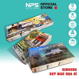 Màu Nước, Màu Nước Dạng Nén SINOURS Hạng Họa Sĩ, Set Màu Riêng Của Các Họa Sĩ Nổi Tiếng