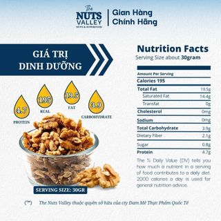 Óc Chó Nhân Vàng & Nhân Đỏ – Nấu Sữa, Làm Bánh, Trộn Salad, Ăn Vặt, Walnut, The Nuts Valley