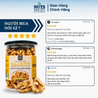 Óc Chó Nhân Vàng & Nhân Đỏ – Nấu Sữa, Làm Bánh, Trộn Salad, Ăn Vặt, Walnut, The Nuts Valley