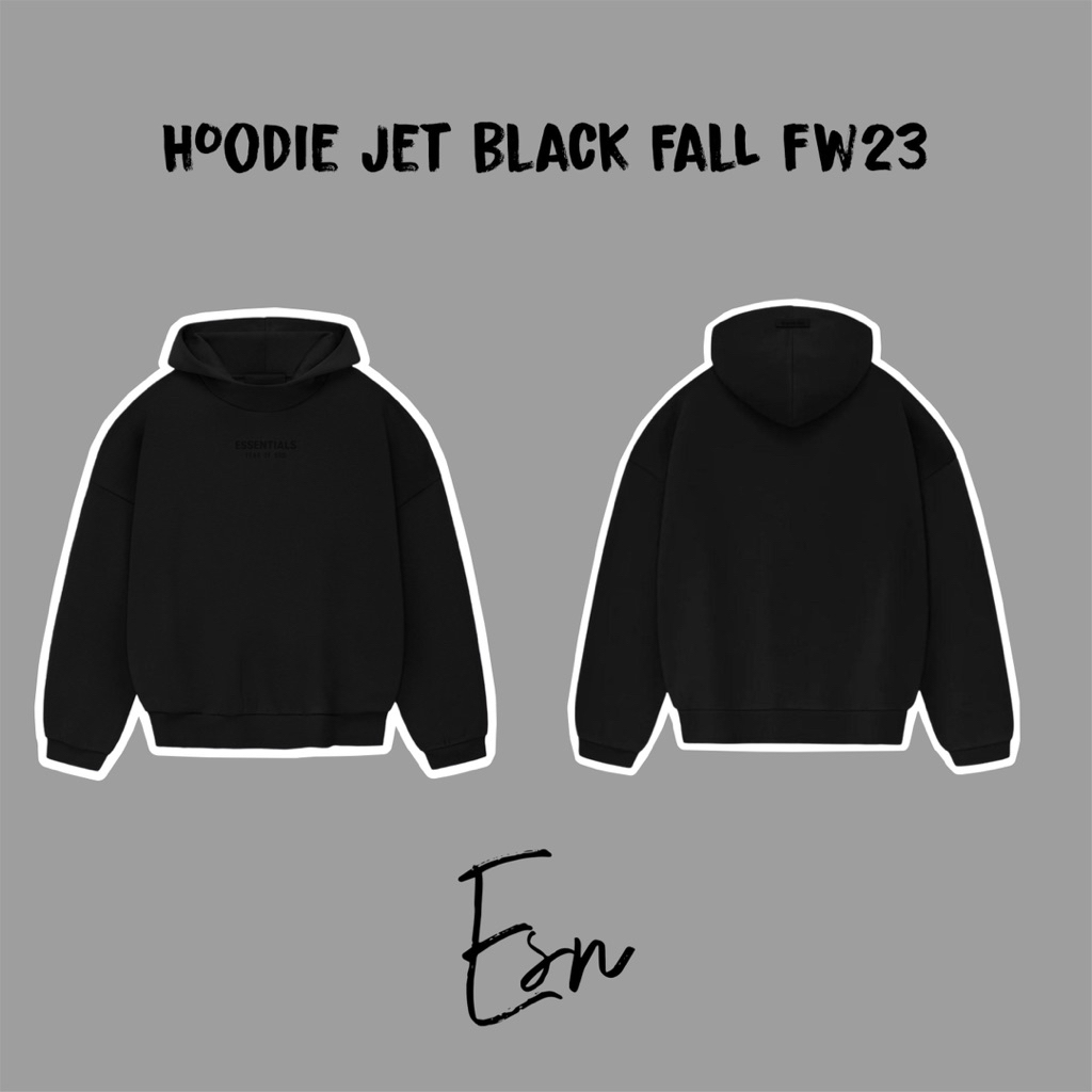 [CHÍNH HÃNG] Hoodie Essentials Fear Of God 23FW Fall Classic Authentic, Áo nỉ hoodie essentials chín