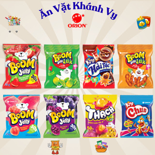  Combo Kẹo dẻo Boom Jelly Orion Đủ Vị Gói Nhỏ 25G - HÀNG CHÍNH HÃNG 