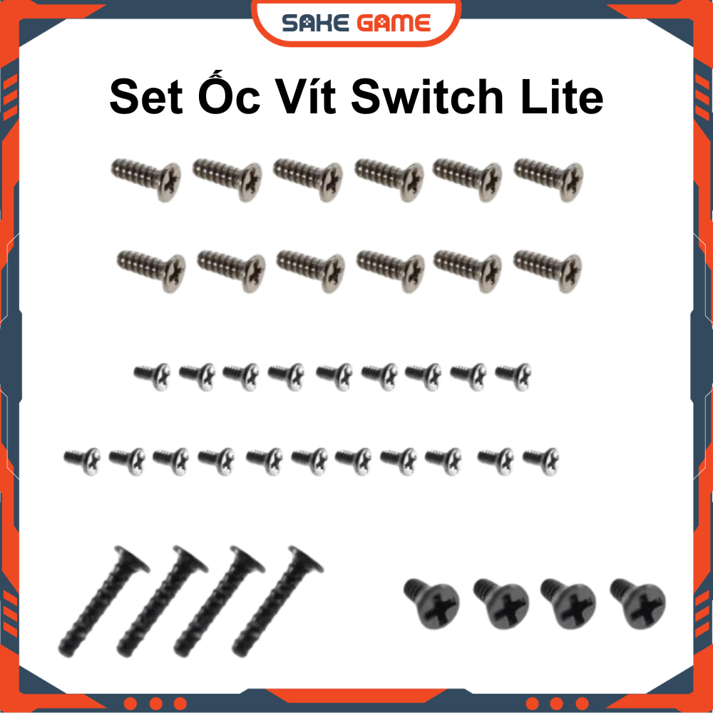 Set Ốc Vít Nintendo Switch Lite Bộ Ốc Vít Nintendo Switch Lite Set Ốc Vít Switch Lite Bộ Ốc Vít Swit