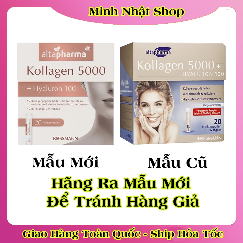 Collagen thủy phân Kollagen 5000 + Hyaluron Altapharma - Bí quyết giữ da trẻ trung và khỏe mạnh - Hộ