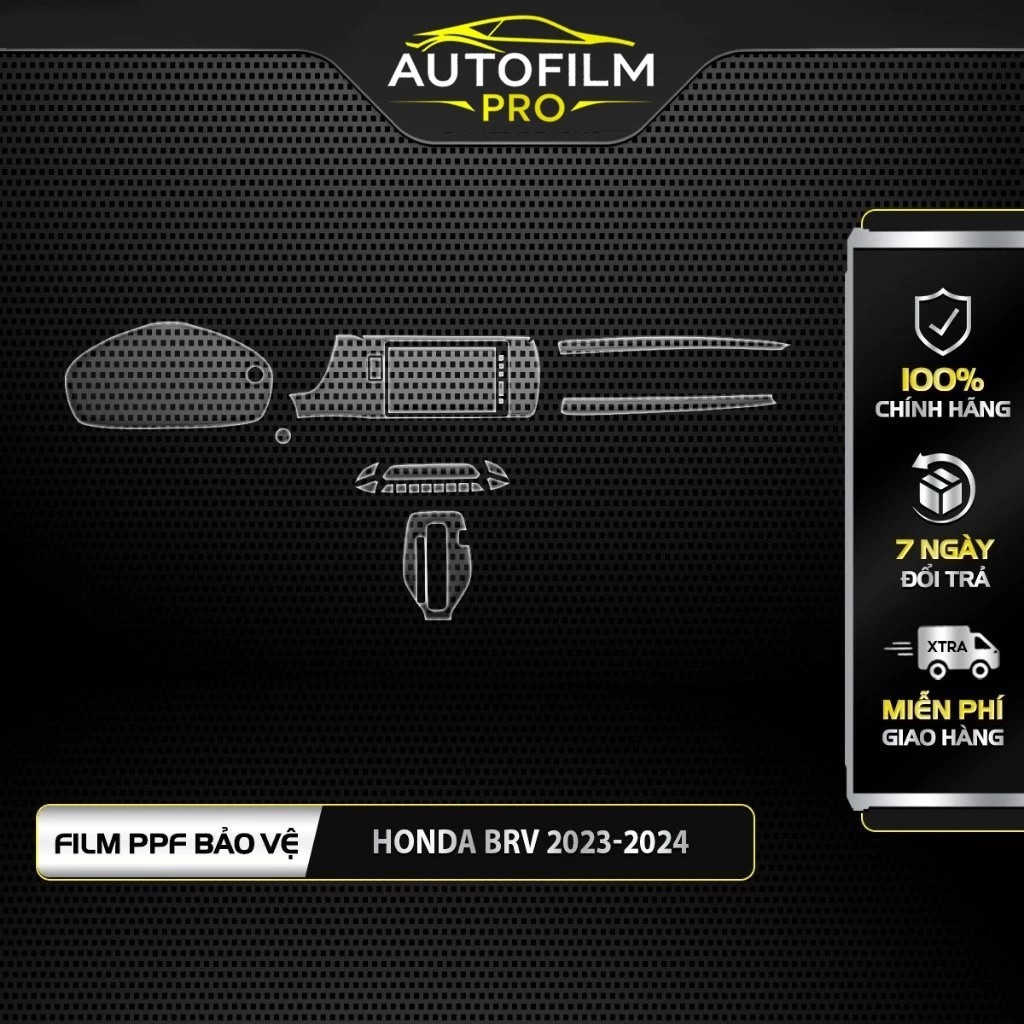 HONDA BRV 2023 -2025 - Film PPF cao cấp chống xước và che mờ vết xước cũ, bảo vệ nội thất ô tô - Aut