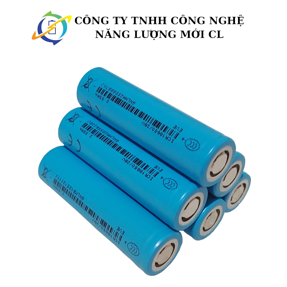 EVE 3.6V 2550mAh (3C) - EVE 18650/26V - Cell mới 100%