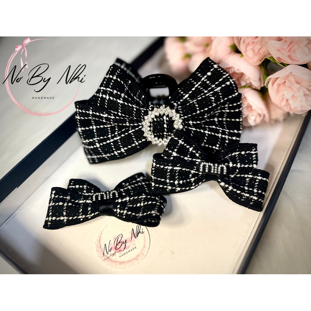 Kẹp Dạ kẻ 13cm