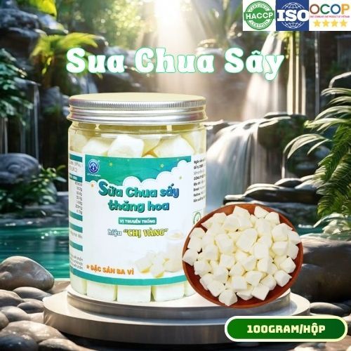 Sữa Chua Sấy Thăng Hoa Hộp 90gram Hương Vị Sua Chua Hòa Tan Trong Miệng