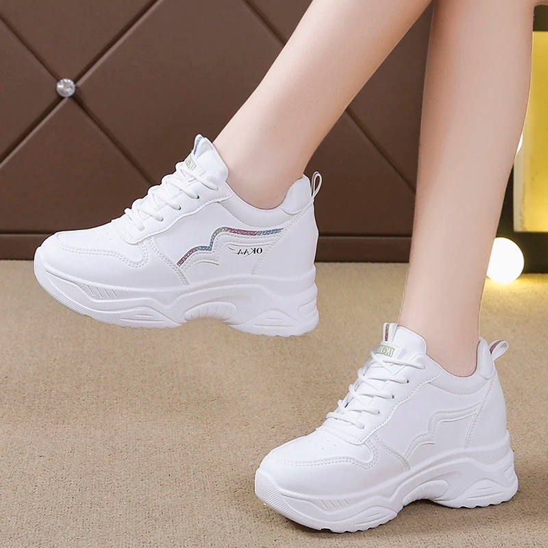 Giày thể thao Nữ Sneaker Newsun đế độn H1