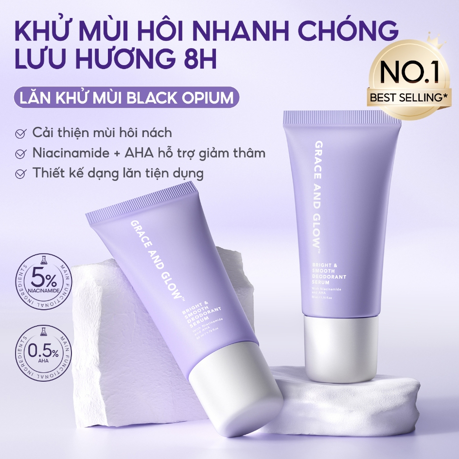 Lăn khử mùi Grace And Glow Black Opium Deodorant 50ml