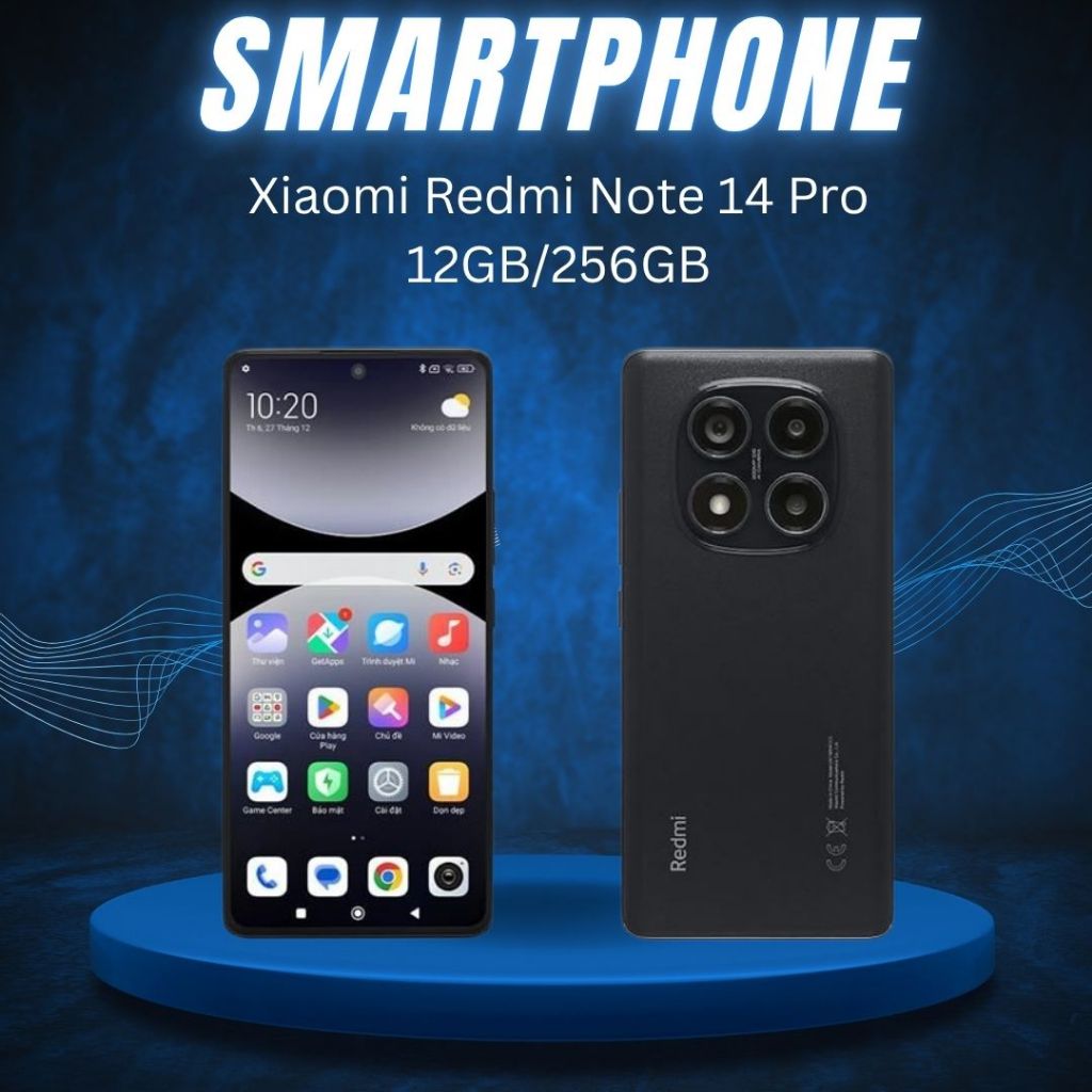 Điện thoại CŨ 12GB/256GB – Xiaomi Redmi Note 14 Pro