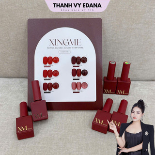  Set Sơn Gel Đỏ XINGME 6 Màu – Đỏ Thạch Rượu Đỏ Ớt Đỏ Tươi  THANH VY EDANA  
