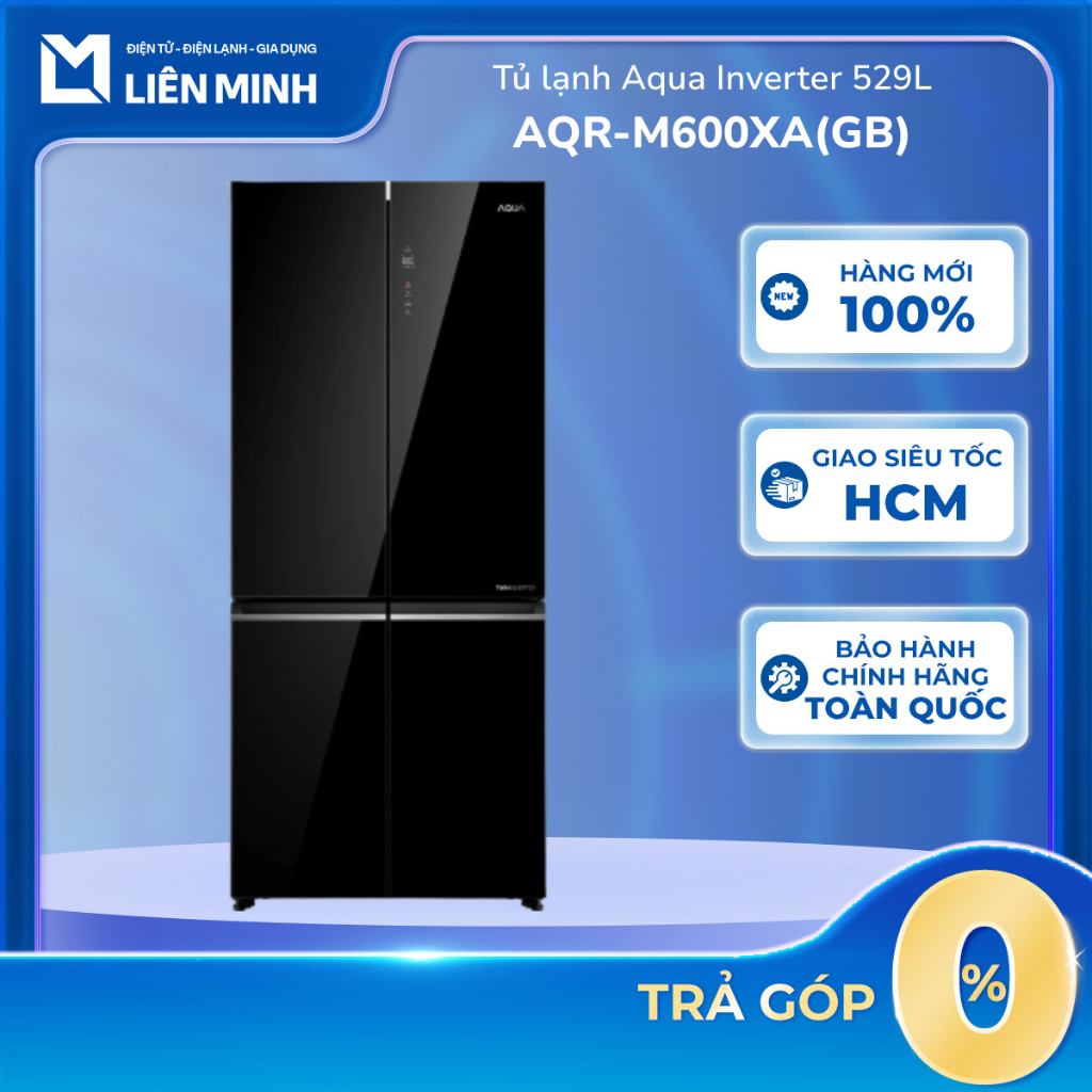 AQR-M600XA(GB) - Tủ Lạnh Aqua 529 Lít AQR-M600XA(GB) - Bảo Hành Chính Hãng