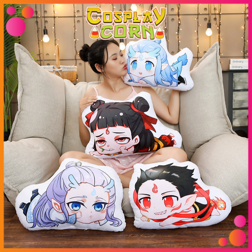 Gấu bông gối ôm Ngao Bính hình gối Gấu bông Na Tra Gối ôm Natra, Ngao Bính siêu hot - Corn.Cosplay