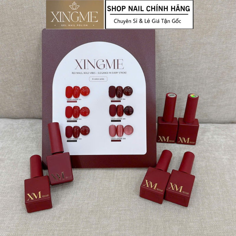 Sơn gel đỏ 6m XINGME [XINGME.NAIL]