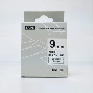 Băng nhãn in tương thích Tepra/Epson Pro (Khổ 9mm x Dài 8m)