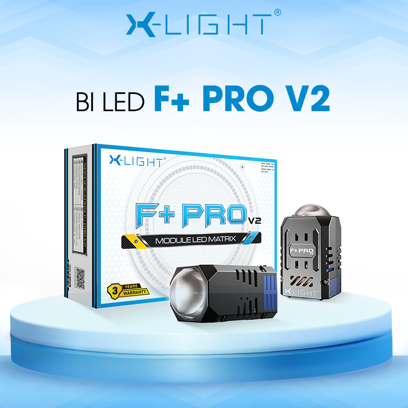 Bi LED X-Light F+ Pro V2 - Kích thước 1.8 inch - Siêu sáng - Siêu bền bỉ - X-Light Việt Nam