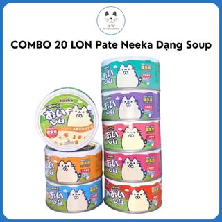    COMBO 20 LON   Pate Neeka Pet Life Dạng Soup Dinh Dưỡng Cao Thơm Ngon Nhiều Vị Dành Cho Mèo 85g 