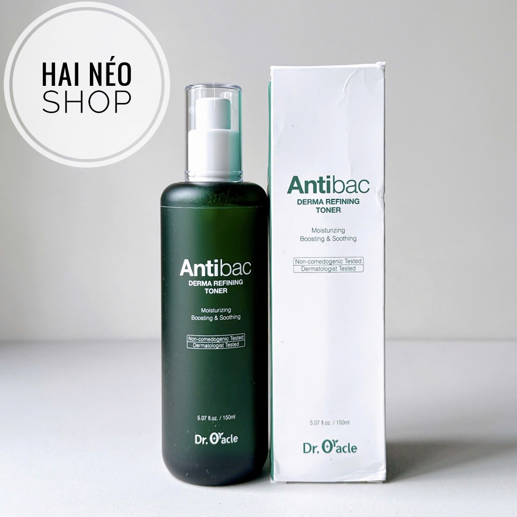 [DATE 06/04/2026] Nước hoa hồng kiềm dầu, thu nhỏ lỗ chân lông Dr. Oracle ANTIBAC Derma Refining Ton