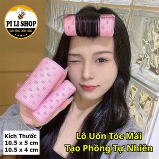 Combo 3 Lô Cuốn Tóc Mái Bay Giữ Nếp Lâu Tạo Phồng Nhanh, Lô Uốn Phồng Tóc Tự Dính Không Dùng Nhiệt
