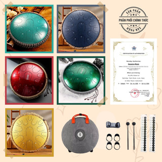   TẶNG HD CHƠI  Trống Tank Drum Hluru -Steel Tongue Drum-Trống Không Linh Hluru 