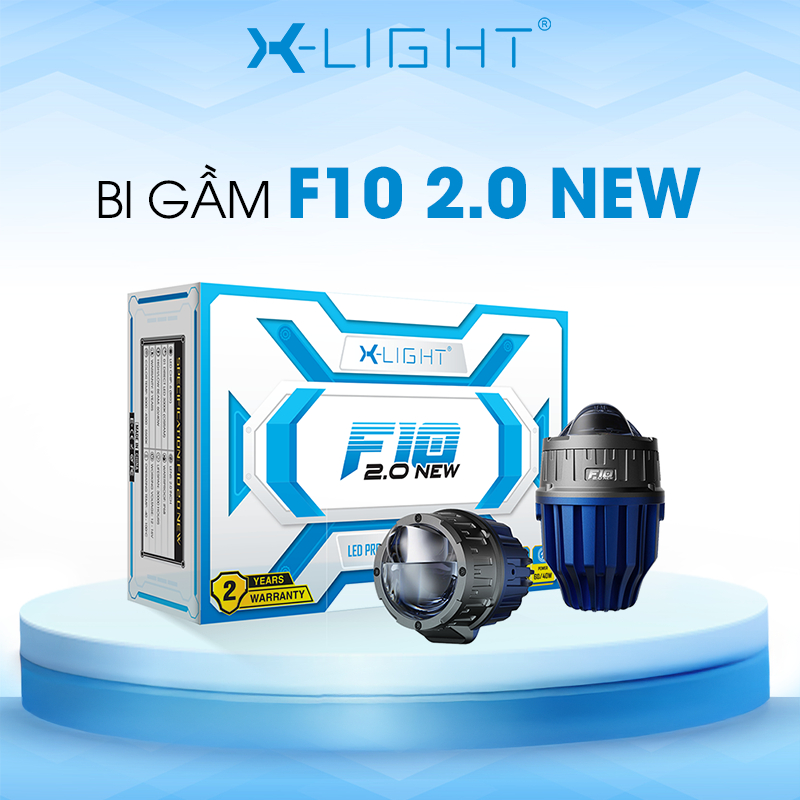 Bi gầm X-Light F10 2.0 New tích hợp 3 nhiệt màu - Bảo hành chính hãng 2 năm - X-Light Việt Nam