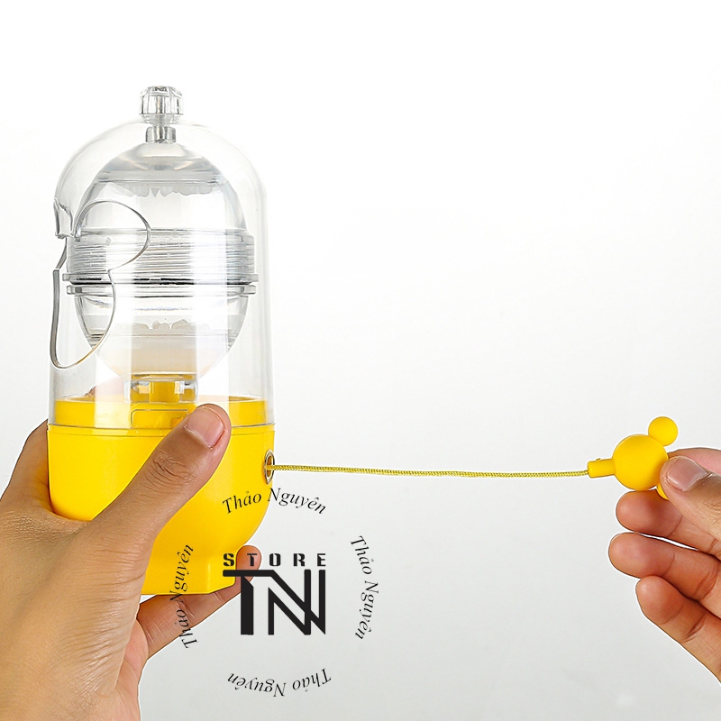 Máy Lắc Trứng gà Trộn Lòng Đỏ Và Trắng Trứng Kéo Bằng Tay - trộn lòng đỏ lòng trắng trứng gà siêu tiện lợi siêu nhanh