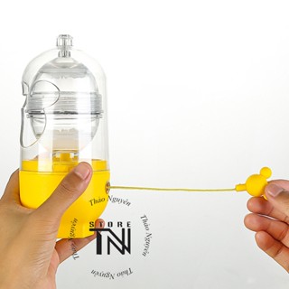 Máy Lắc Trứng gà Trộn Lòng Đỏ Và Trắng Trứng Kéo Bằng Tay - trộn lòng đỏ lòng trắng trứng gà siêu tiện lợi siêu nhanh
