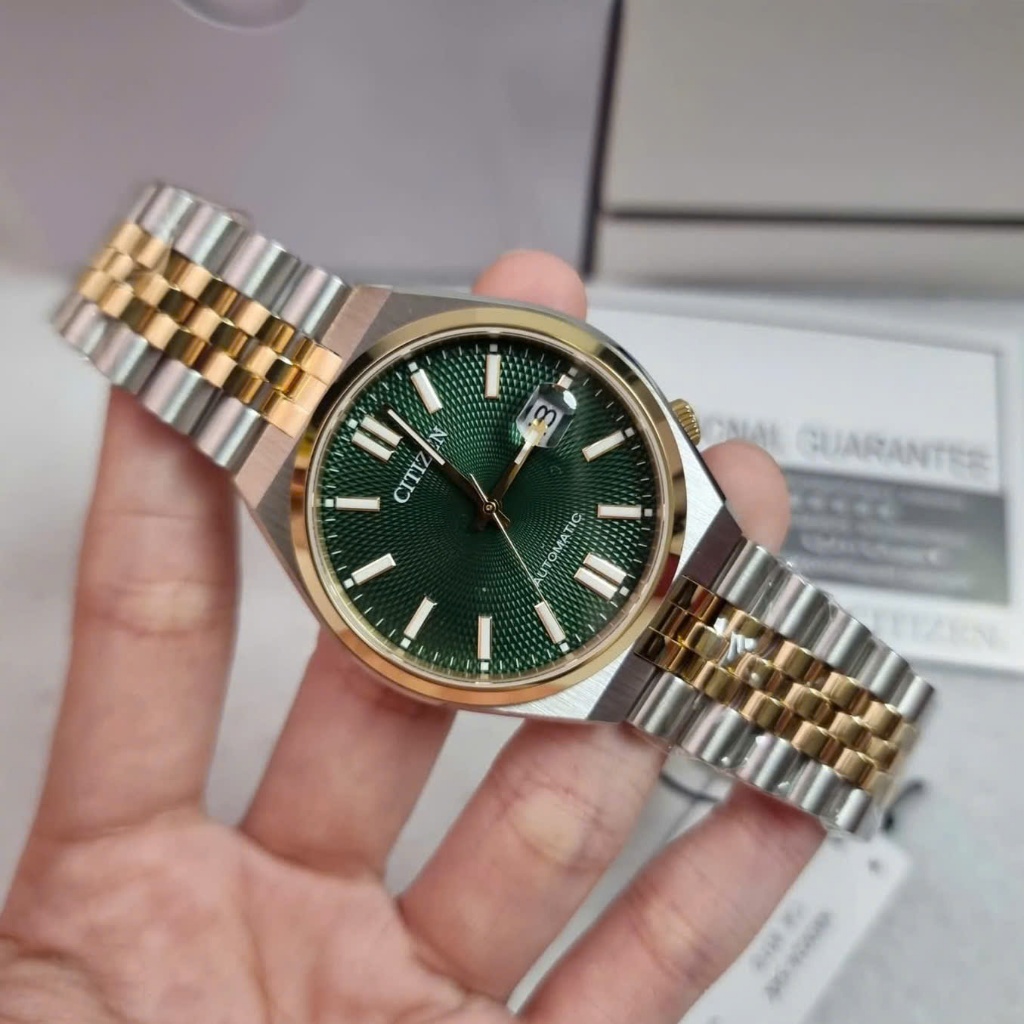 Đồng hồ nam dây thép Citizen Automatic Tsuyosa 60 Mechanical NK0024-54X