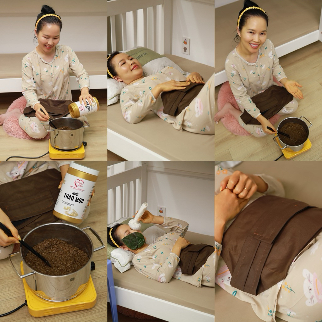 MUỐI THẢO DƯỢC CHƯỜM EO MOM SHIN 1KG | Giảm Eo Sau Sinh | Vũ Phương Thảo Mom Shin | Shop Mẹ Thảo