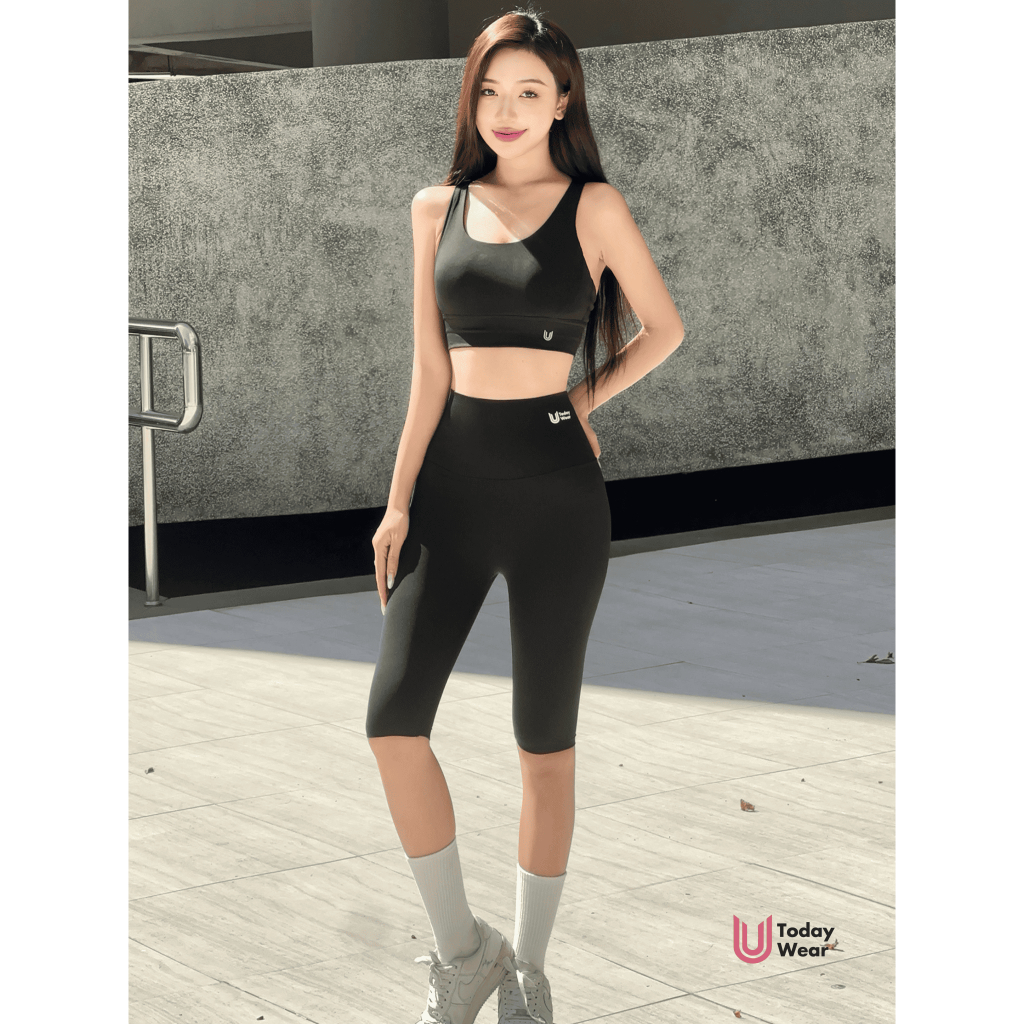 Quần legging nữ cạp cao gen bụng Slim legging dáng lửng Today U Wear nâng mông, tôn dáng | BigBuy360 - bigbuy360.vn