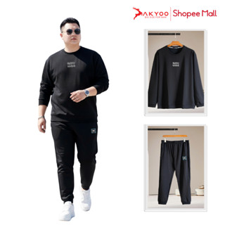  Áo Nỉ Bigsize Nam 80-140KG AKYOO Cao Cấp Không Bai Xù Áo Nỉ Họa Tiết Nam Bigsize - HD D THEU QN D SOC 