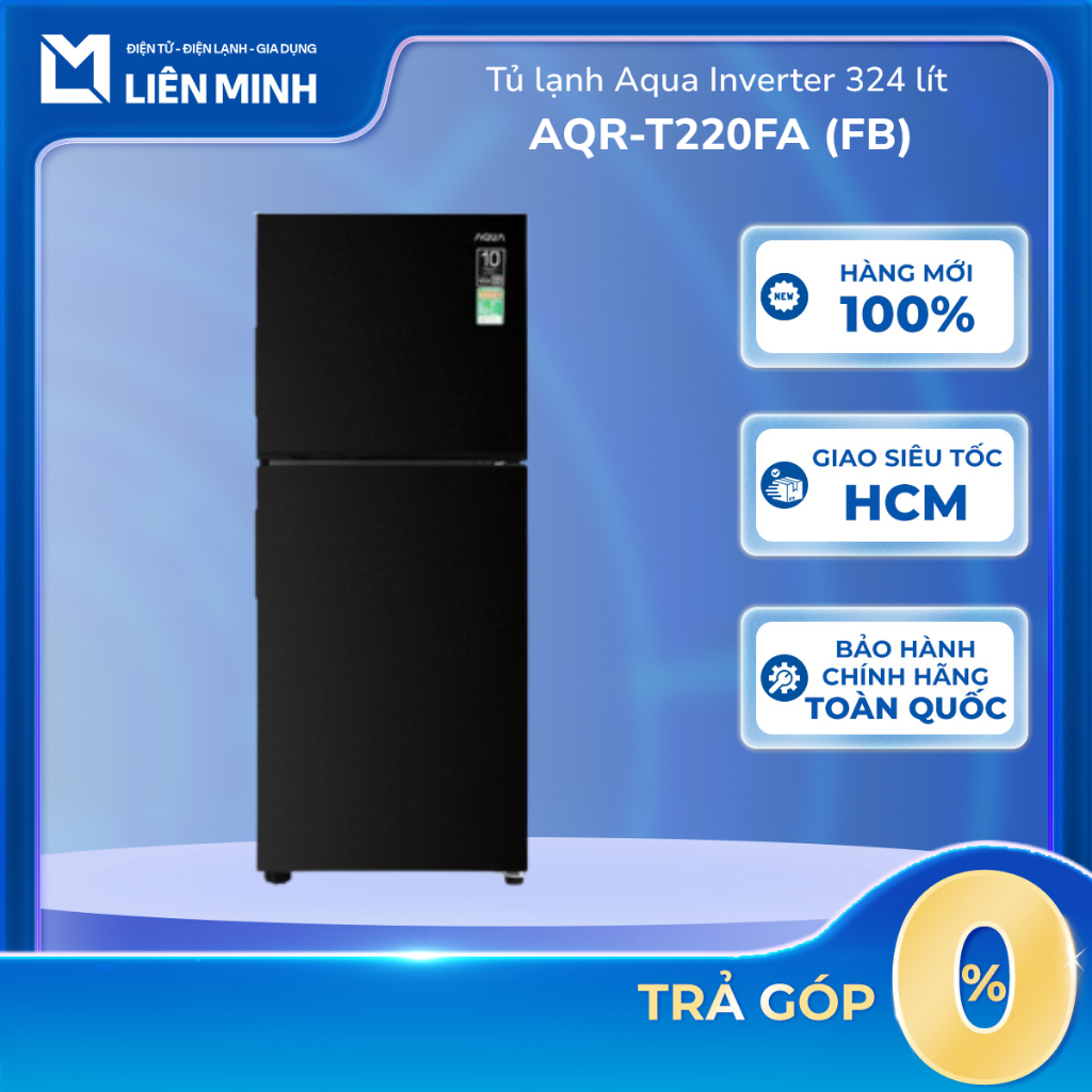 AQR-T239FA(HB) / AQR-T220FA(FB) - Tủ Lạnh Aqua Inverter 2 Cửa Ngăn Đá Trên [Giao Toàn Quốc]