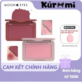  MOON EYES  Phấn Má Hồng Moon Eyes 60 Màu Đơn Sắc Mịn Lì Tự Nhiên Matte Blush Má hồng mooneyes Tự Nhiên Lâu Trôi 6.5g 