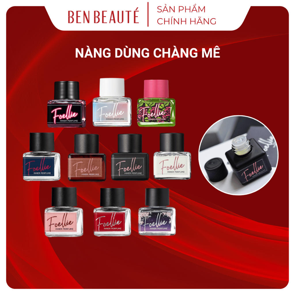 Nước Hoa Vùng Kín Foellie Lưu Hương 48H, Dịu Nhẹ Trên Da