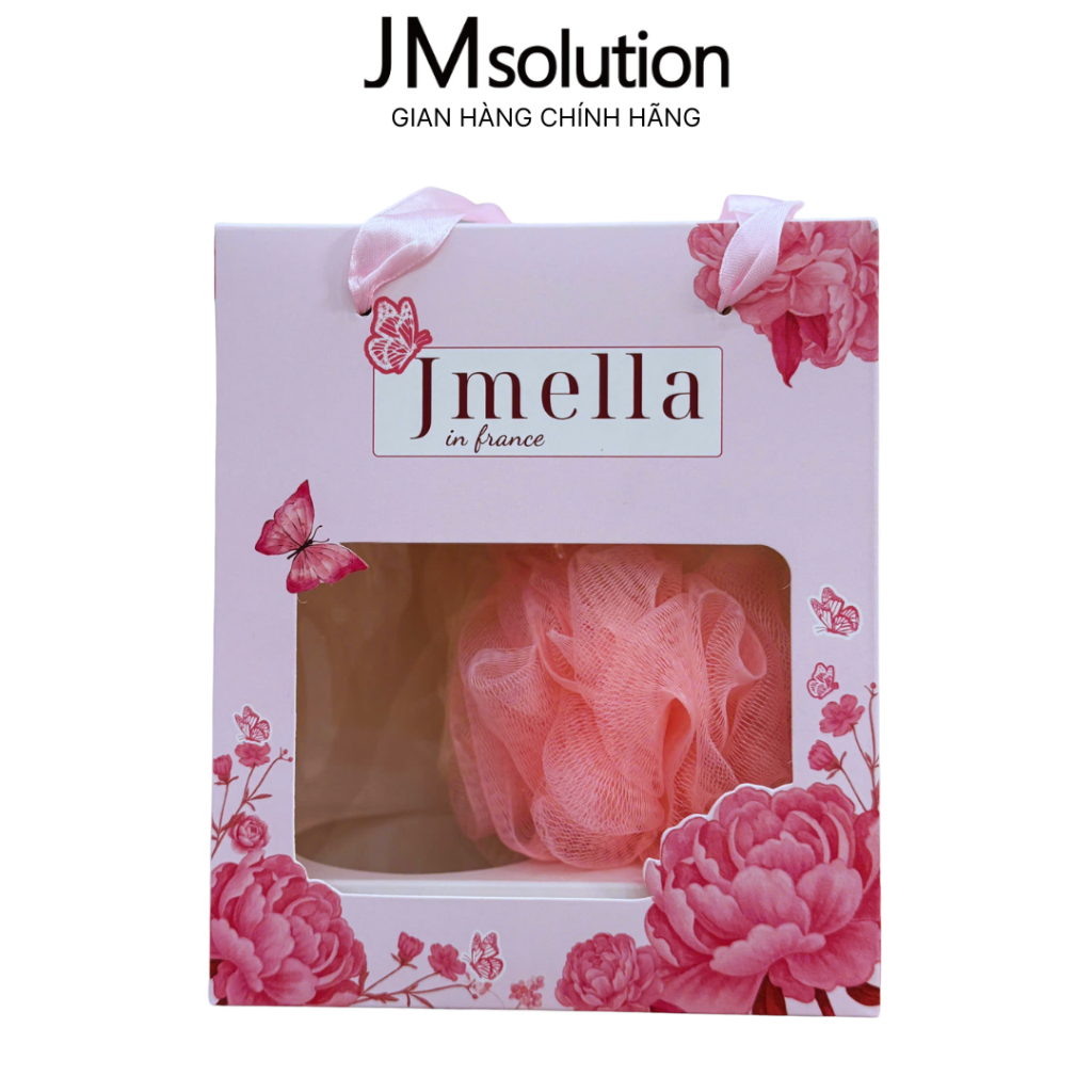 [HỘP JMELLA+BÔNG TẮM] Vỏ hộp JMELLA sang trọng lịch sự kèm bông tắm