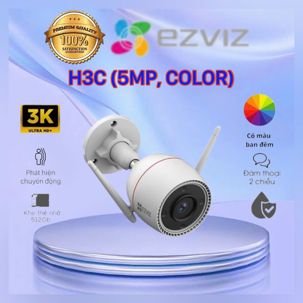 Camera WiFi thông minh 5MP EZVIZ H3C 3K