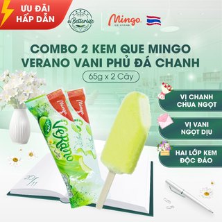 Combo 2 kem que vani phủ đá chanh Thái Lan Mingo Verano 65g ABetterLife