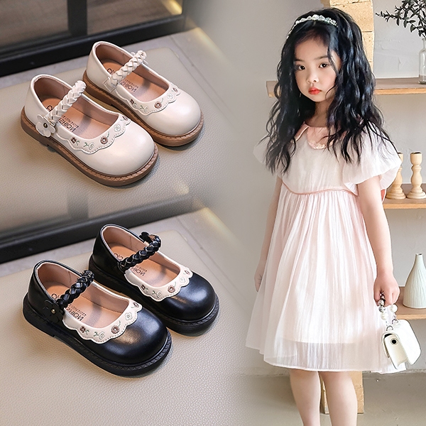 Bella2026 Mẫu giày lười mới cho bé gái, chất liệu PU mềm mại