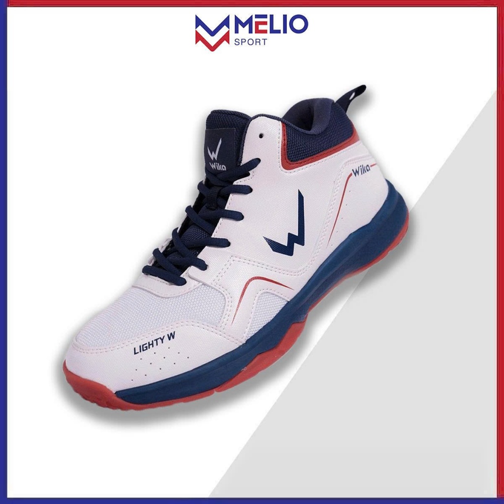 Giày Bóng Chuyền Wika Netic, Giày Cầu Lông, Giày Pickleball Wika Chính Hãng Đệm Đế Hỗ Trợ Giảm Chấn