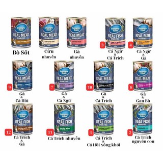 Pate SnappyTom Lon 400g Real Fishi