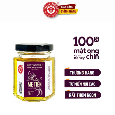 Mật ong chín Honimore Natural & Healthy Mẹ Tiên 110g/hũ