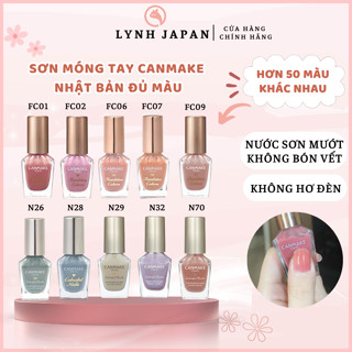  Sơn móng tay Canmake Nhật Bản đủ màu hot trend không đèn hơ LYNHJP 